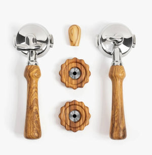 Handtagsset för Rocket-Handtagsset-Wiedemann Manufuktur-Refined-Med huvud-Körsbär-Barista och Espresso