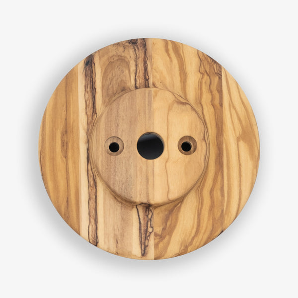 Wooden brew group cover for La Marzocco GS3