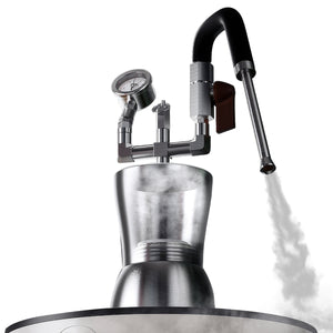 Aleman AK-74 cooktop milk steamer | Professional dry steam for Latte Art