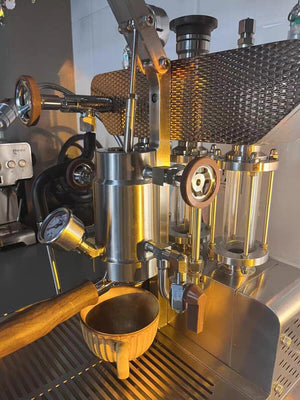 Aleman 6S Flagship Dual Boiler Lever Machine | Saturated Group Head Technology