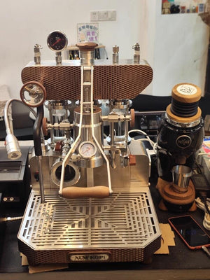 Aleman 6S Flagship Dual Boiler Lever Machine | Saturated Group Head Technology