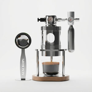 Aleman micro pneumatic espresso machine | Air-powered 58 mm countertop