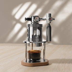 Aleman micro pneumatic espresso machine | Air-powered 58 mm countertop