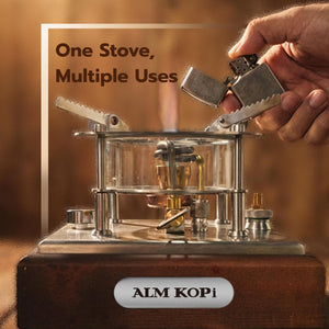 Aleman gas stove | Workstation with safe exhaust | All-in-one heat source