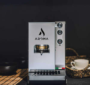 Aroma Plus Silver – Premium Italian E.S.E Pod Espresso Machine