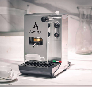Aroma Plus Silver – Premium Italian E.S.E Pod Espresso Machine