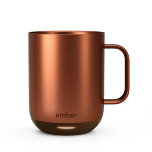 Ember Electric coffee mug copper V2, 295ml in copper color with sleek and modern design for coffee temperature control