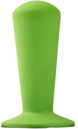 Luce replacement handle in green colour for espresso and coffee brewers, ergonomic design for Baristas