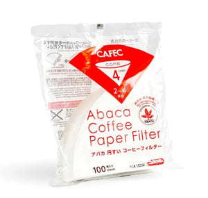 Abaca Coffee Paper Filter 2–4 Cup – 100 Pack