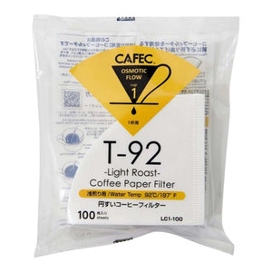 T-92 Light Roast Coffee Paper Filter 1 cup
