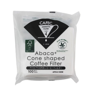 Abaca+ Coffee Paper Filter 2–4 Cups