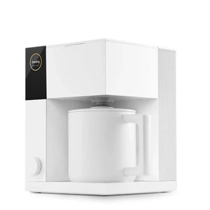 White precision coffee brewer with modern design for manual brewing, part of Fellow, Coffee Brewer, Latest news, all about coffee