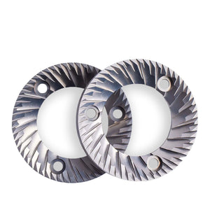 Stainless steel burr with two-step geometry for electric coffee grinder, part of Espressogear, all about coffee.