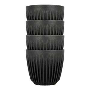 Mug 6oz Charcoal 4pcs - Huskee HUSKEE