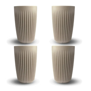 Mug 12oz Natural 4pcs - Huskee HUSKEE