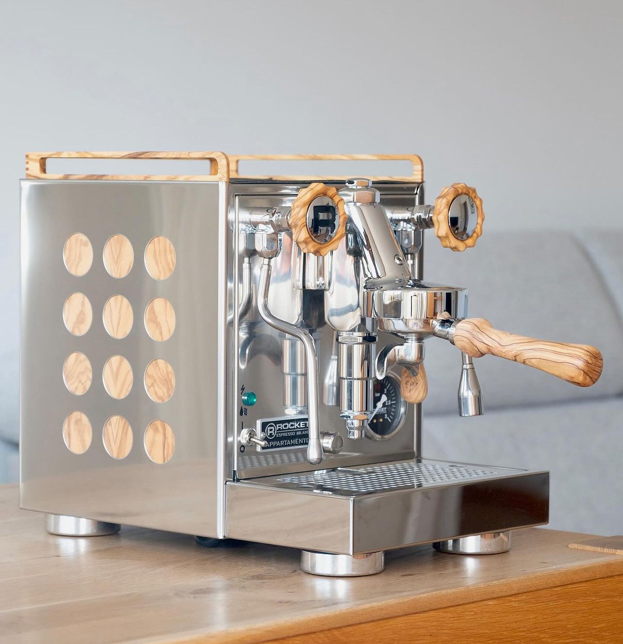 Custom Side Panels La Marzocco GS3 MP/AV | Solid Wood – Barista