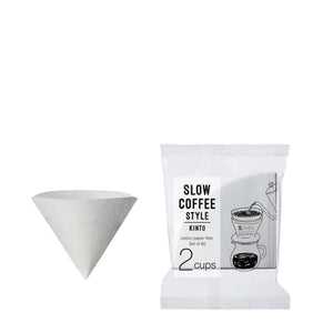 Kinto Cotton filter papers for 2 cups - 60 pack Kinto