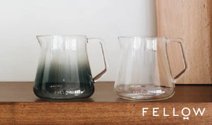 Elegant glass carafe in two designs for precise serving, Fellow design, Latest news, EspressoGear, all about coffee.
