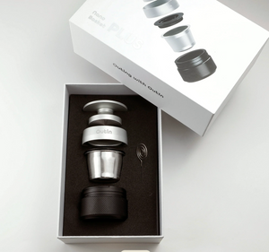 Portafilter basket in aluminum and black plastic, high dosing for a fuller espresso in the category espresso accessories.