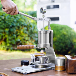Aleman Sniper Espresso Machine with Manual Lever | Precision Tower in Stainless Steel