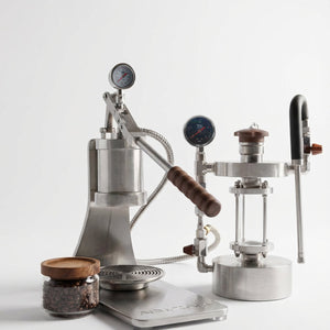 Aleman Sniper Espresso Machine with Manual Lever | Precision Tower in Stainless Steel