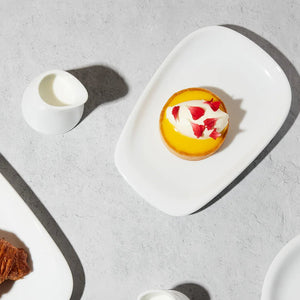 Lino Liten Tallrik - Vit - Barista och Espresso