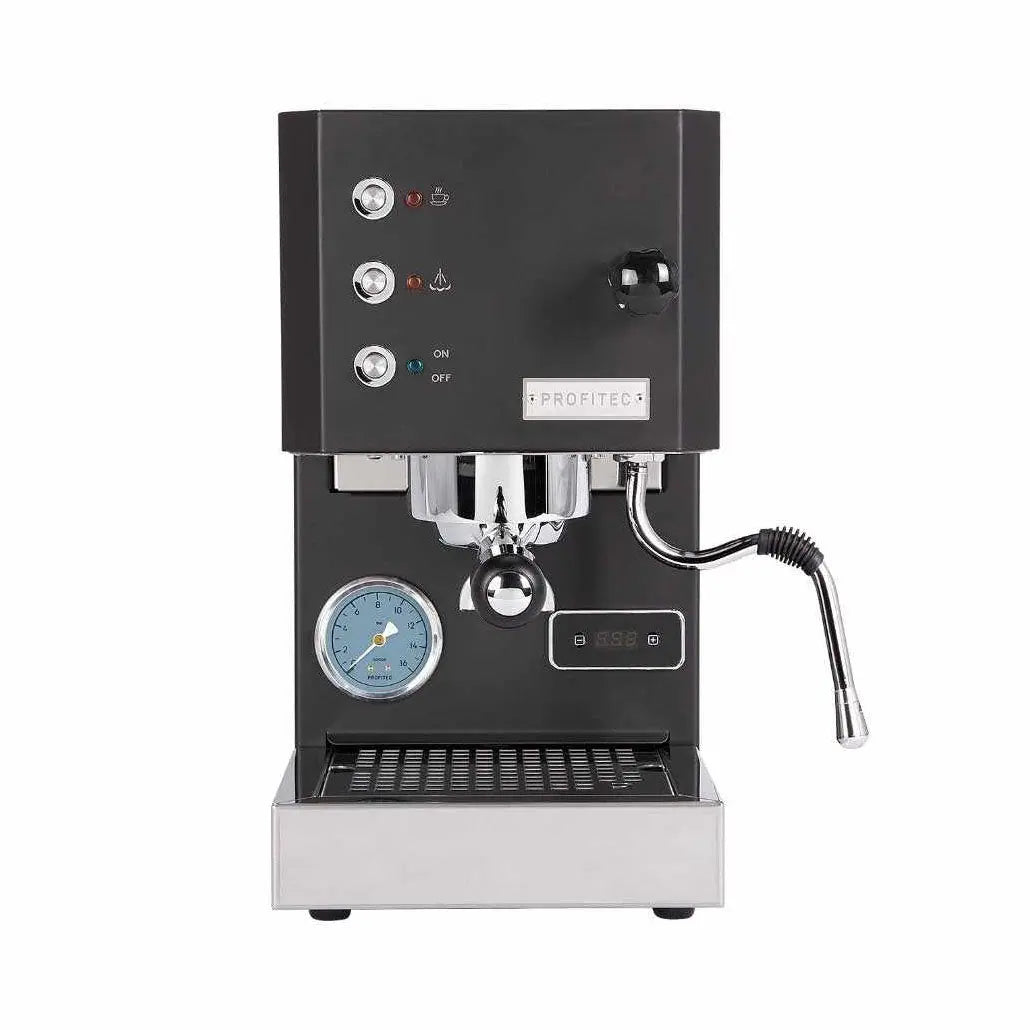 Profitec GO Espresso machine (Black w/ Walnut Handle)