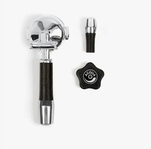 Handle set for ECM rotary wheel-Handle set-Wiedemann Manufaktur-Option 2-Black oak-Barista and Espresso